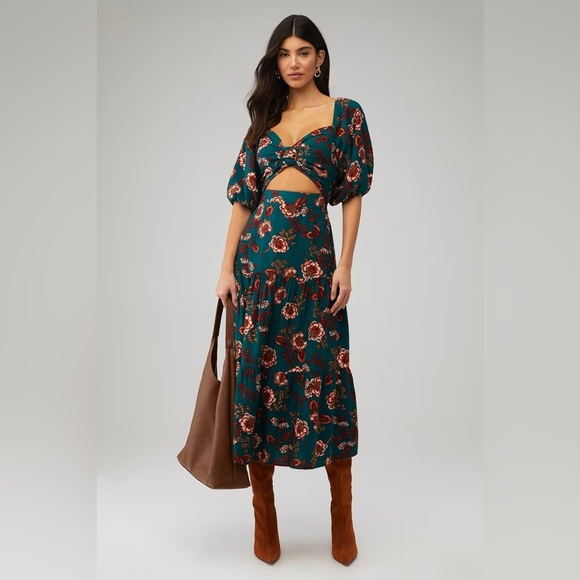 MINKPINK OLIVIA MIDI DRESS. NWOT! Size XS - Picture 1 of 3